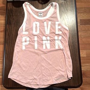 Racerback PINK Victoria secret workout tank.